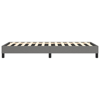 Bed Frame Dark grey Fabric (100% polyester), plywood, engineered wood