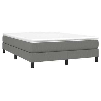Bed Frame Dark Grey Fabric, plywood, engineered wood Queen