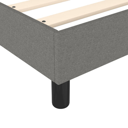 Bed Frame Dark Grey Fabric, plywood, engineered wood Queen
