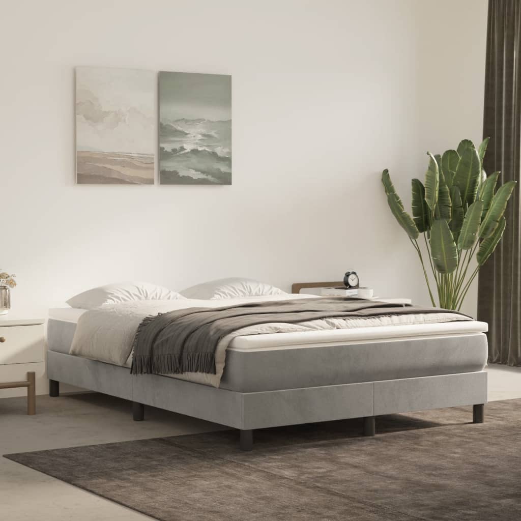 Bed Frame Light Gray