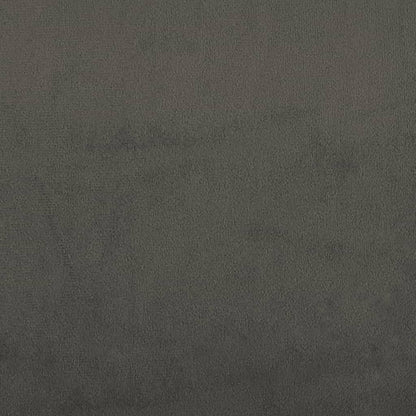 Bed Frame Dark Grey Velvet, plywood, engineered wood Queen
