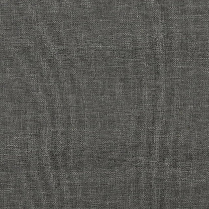 Bed Frame Dark Grey Fabric (100% polyester), plywood, engineered wood