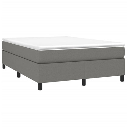 Bed Frame Dark Grey Polyester Full Modern Bed Frame