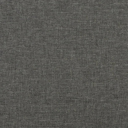 Bed Frame Dark Grey Polyester Full Modern Bed Frame
