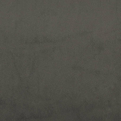 Bed Frame Dark Grey Velvet (100% polyester), plywood, engineered wood