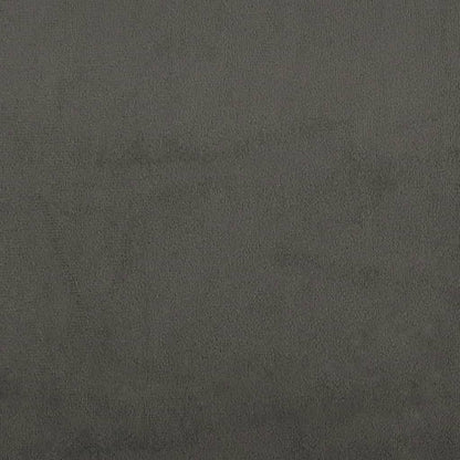 Bed Frame Dark Grey Velvet (100% polyester), plywood, engineered wood