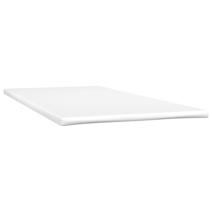 Box Spring Bed with Mattress Light Gray 39.4"x74.8" Twin Fabric