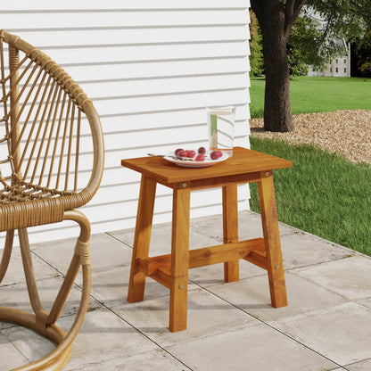 Stool Natural Wood Solid Acacia wood Medium Decorative Inlays