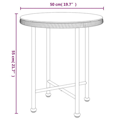 Dining Table Transparent, Black