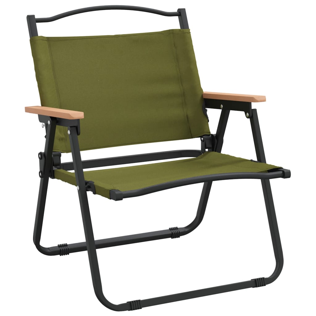 Camping Chair Set of 2 Green