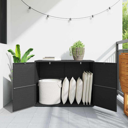Garden Storage Cabinet Black