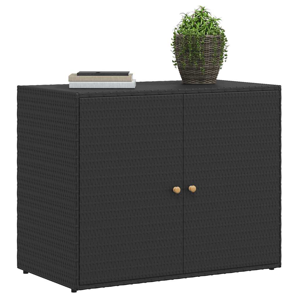 Garden Storage Cabinet Black