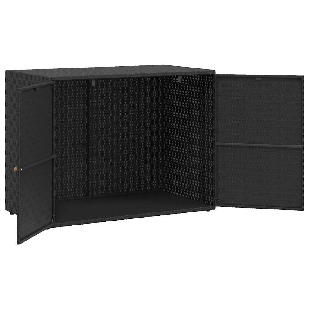 Garden Storage Cabinet Black
