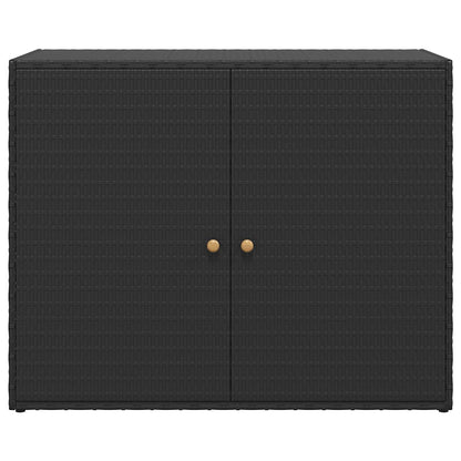 Garden Storage Cabinet Black