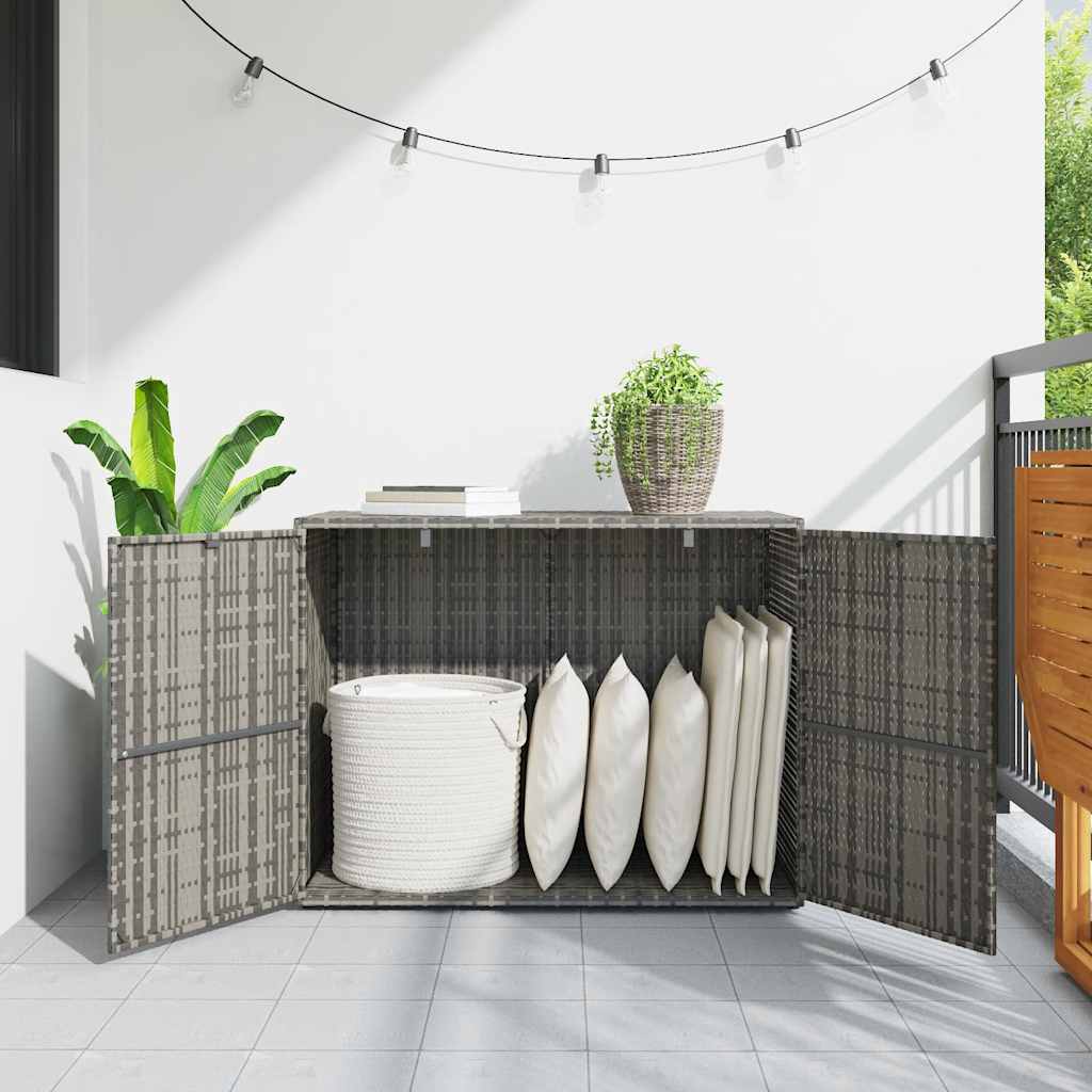 Garden Storage Cabinet Grey