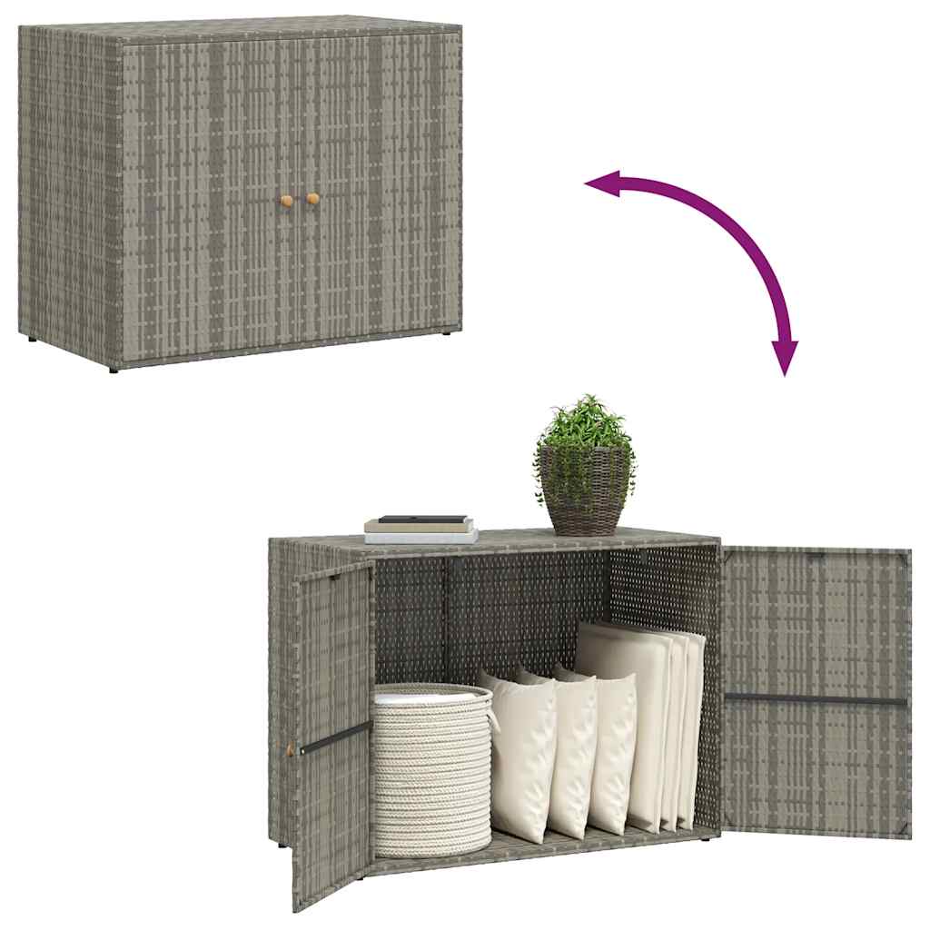 Garden Storage Cabinet Grey