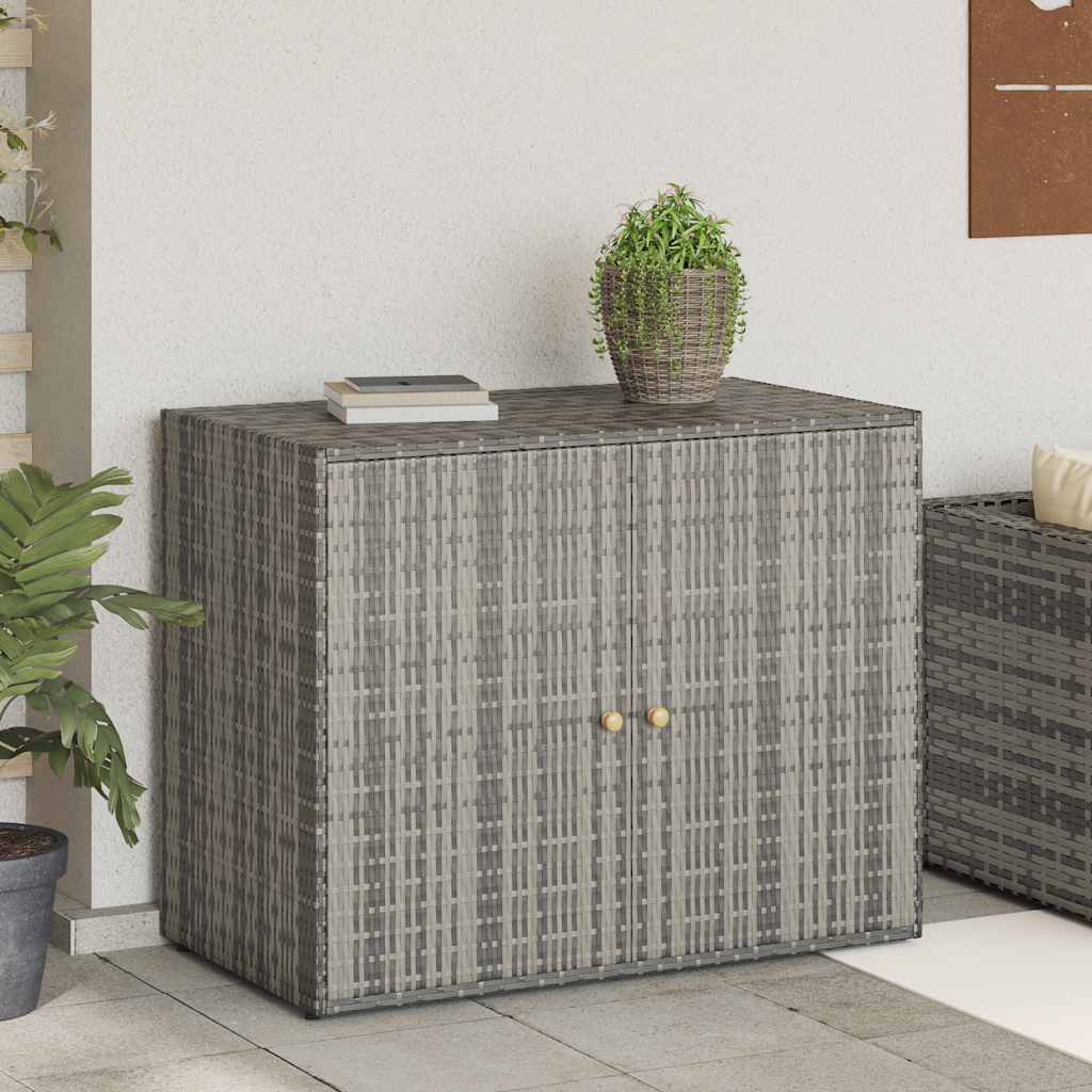 Garden Storage Cabinet Grey