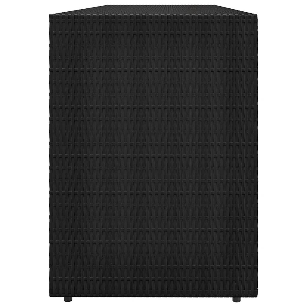 Garden Storage Cabinet Black