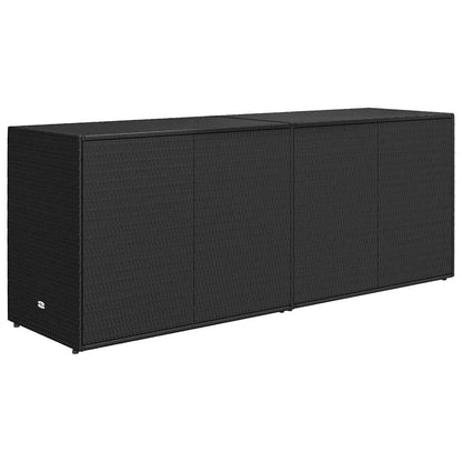 Garden Storage Cabinet Black