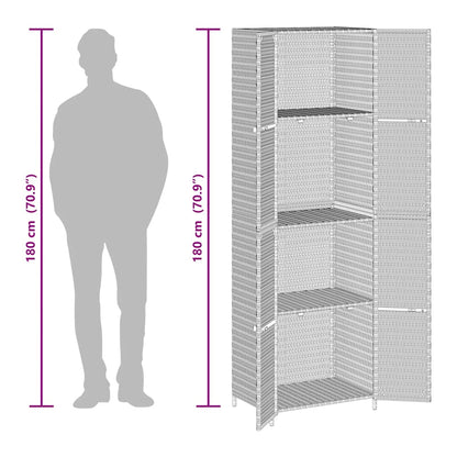 Garden Storage Cabinet Black