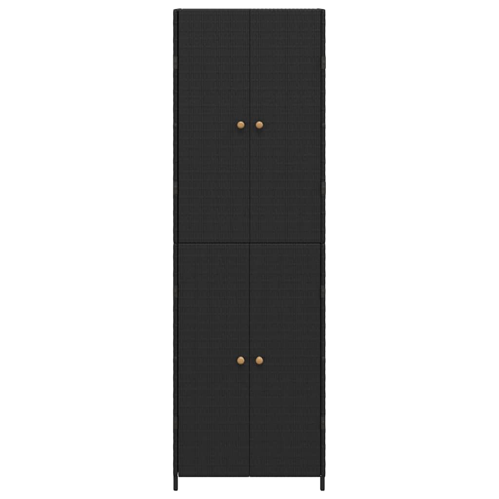 Garden Storage Cabinet Black