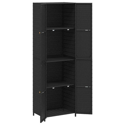Garden Storage Cabinet Black