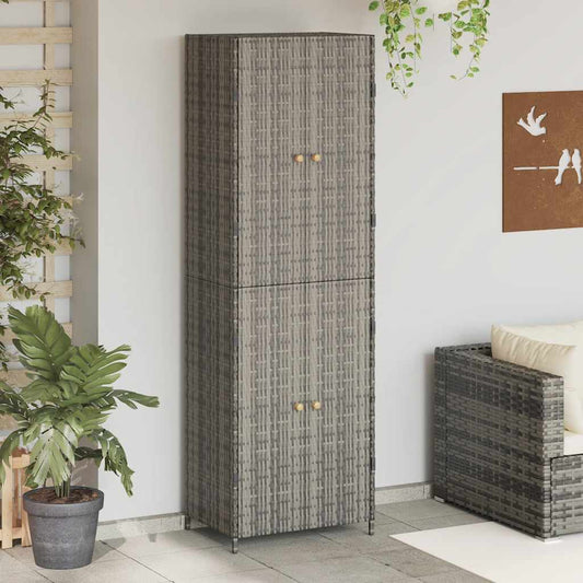 Garden Storage Cabinet Gray