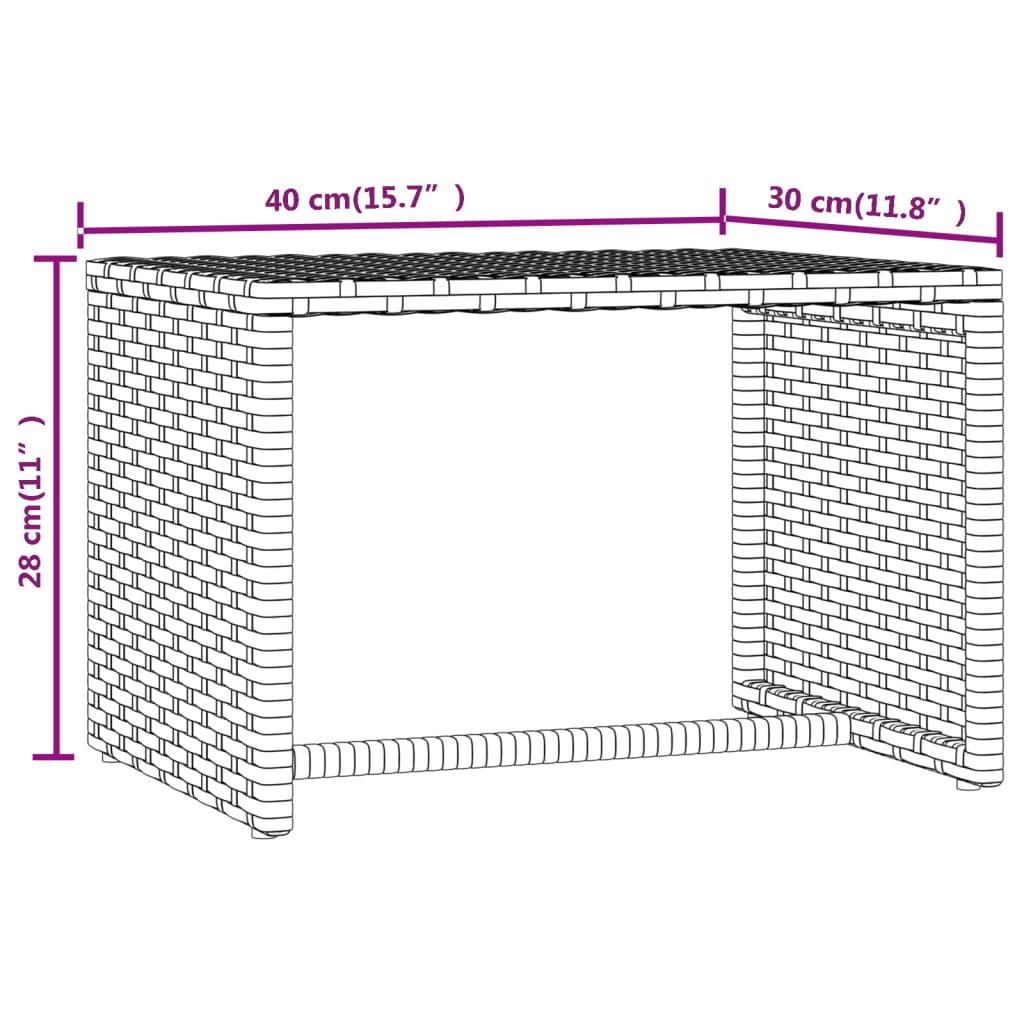 Patio Sunbed Set of 3 Gray PE Rattan, Powder-Coated Steel Large