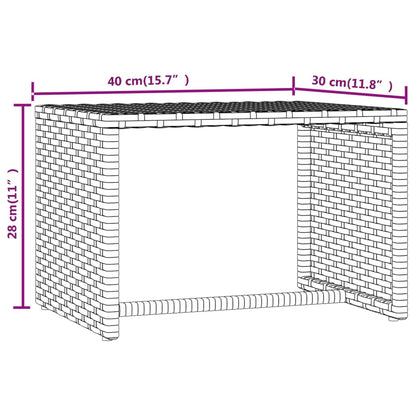 Patio Sunbed Set of 3 Gray PE Rattan, Powder-Coated Steel Large