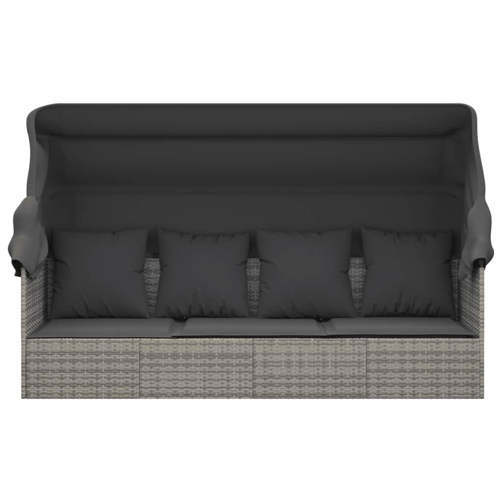 Outdoor Lounge Bed Grey