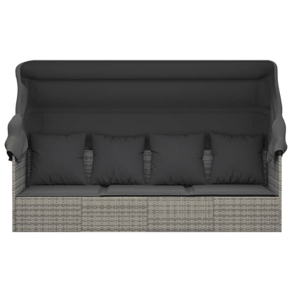 Outdoor Lounge Bed Grey