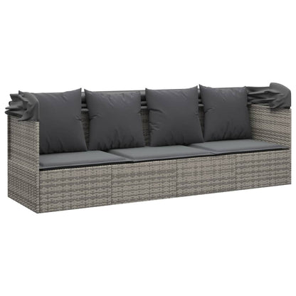 Outdoor Lounge Bed Grey