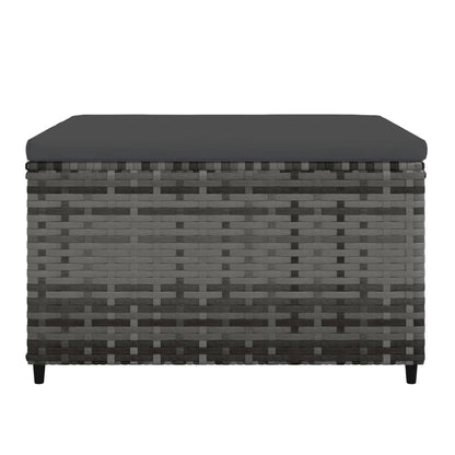 Patio Footrest Gray
