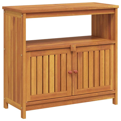 Garden Console Table Natural Brown Solid Acacia Wood