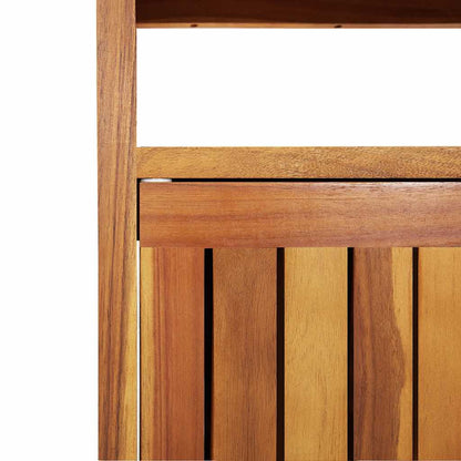 Garden Console Table Natural Brown Solid Acacia Wood