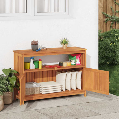 Garden Console Table Brown Solid Acacia wood Medium Console Table