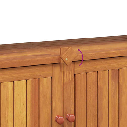 Garden Console Table Brown Solid Acacia wood Medium Console Table