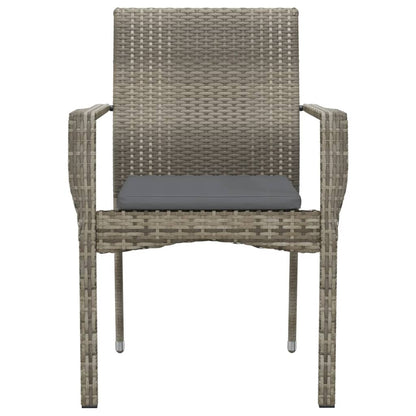 Outdoor Chair Set of 4 Grey