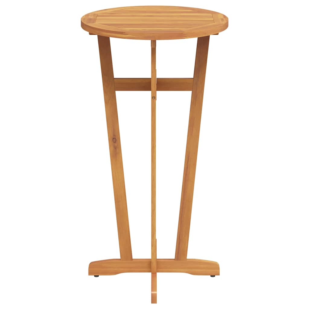 Garden Bar Table Natural Brown Solid Acacia wood Standard Durable