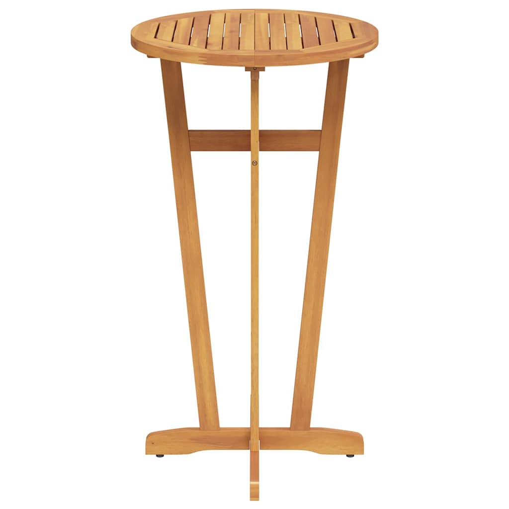 Garden Bar Table Natural Brown Solid Acacia wood Standard Durable
