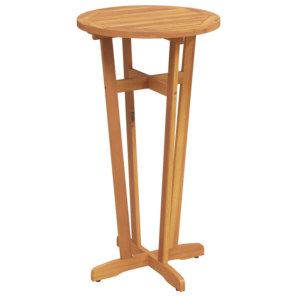Garden Bar Table Natural Brown Solid Acacia wood Standard Durable