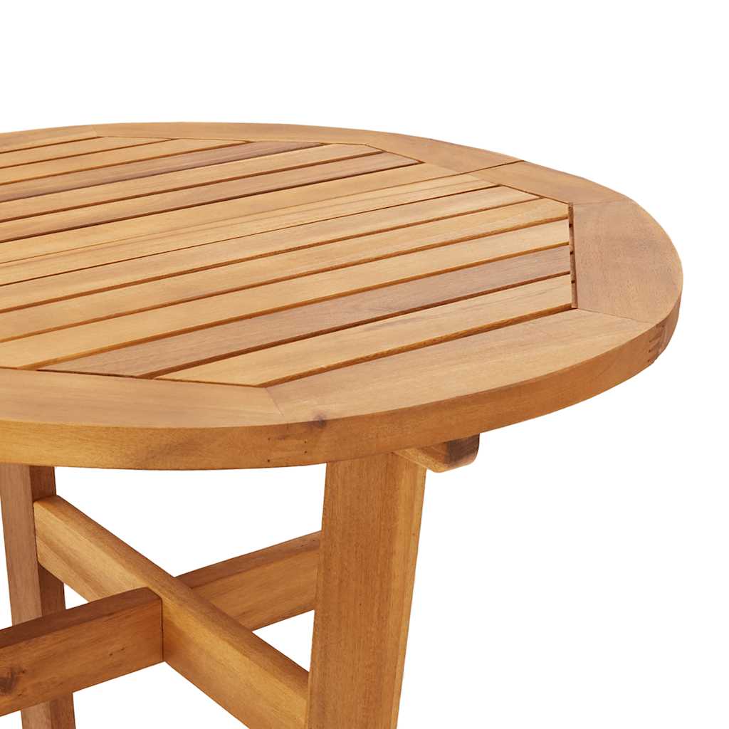 Garden Bar Table Natural Brown Solid Acacia wood Standard Durable