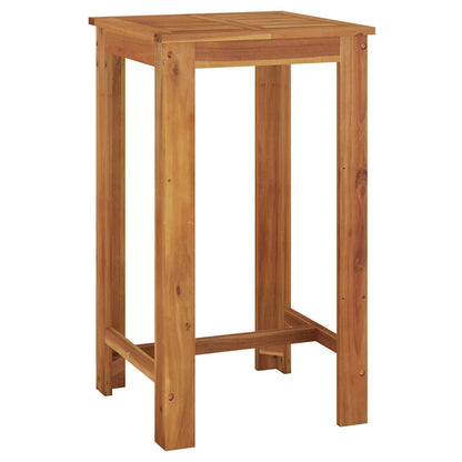 Garden Bar Table Natural Wood Solid acacia wood Medium Durable