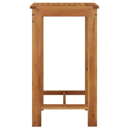 Garden Bar Table Natural Wood Solid acacia wood Medium Durable