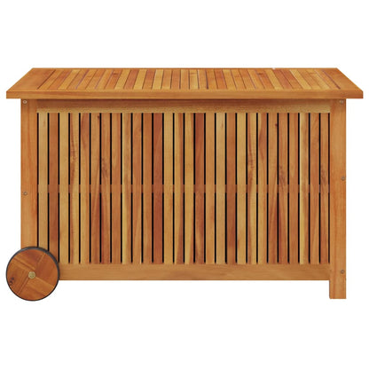Garden Storage Box Natural wood Solid Acacia wood Medium Storage