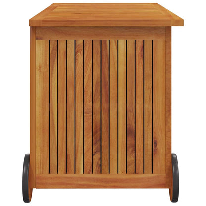 Garden Storage Box Natural wood Solid Acacia wood Medium Storage