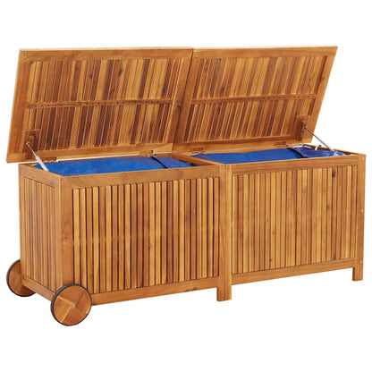 Garden Storage Box Natural wood Solid Acacia wood