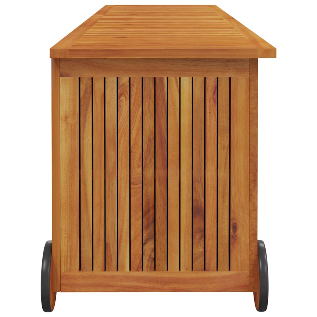 Garden Storage Box Natural wood Solid Acacia wood