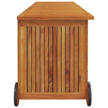 Garden Storage Box Natural wood Solid Acacia wood