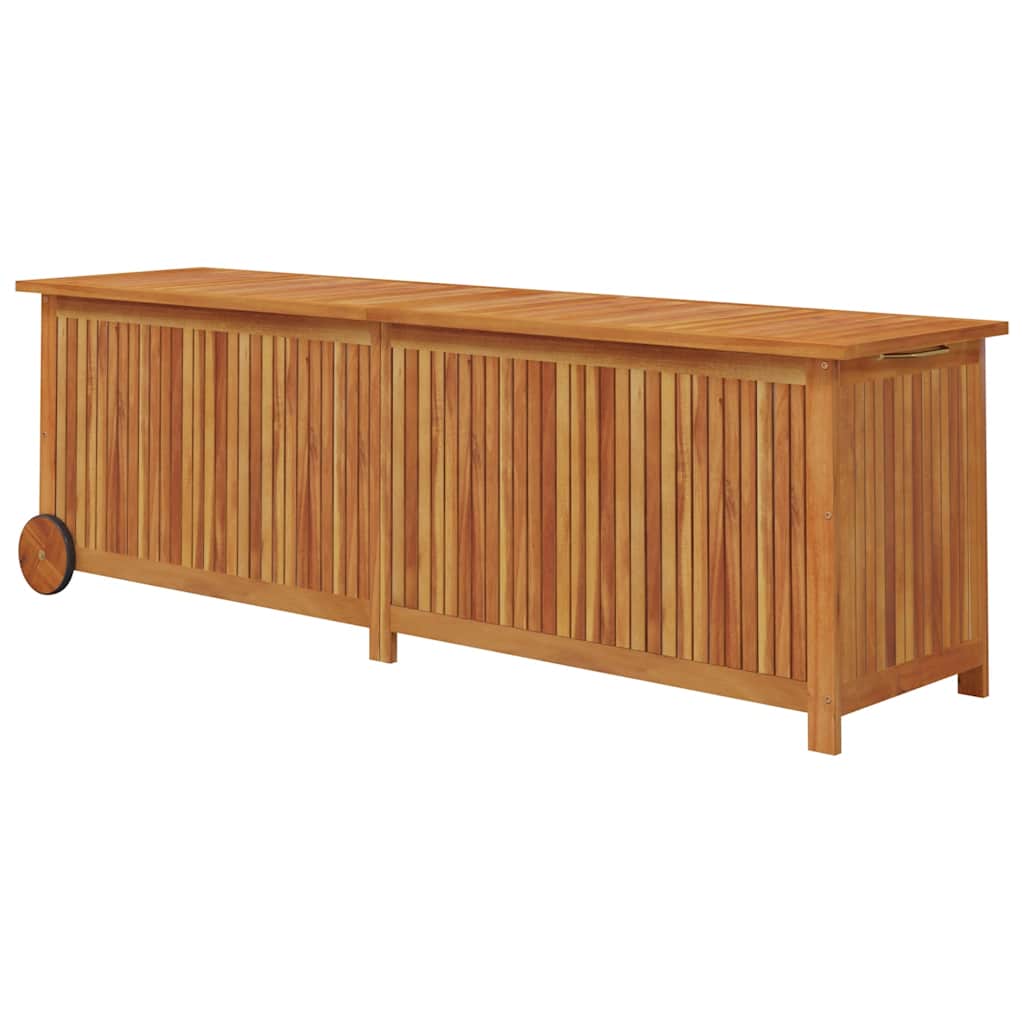 Garden Storage Box Natural wood Solid Acacia wood